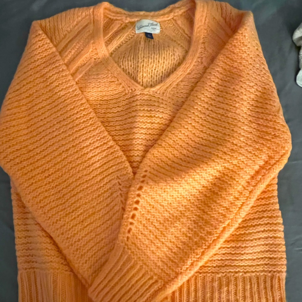 Coral oversized sweater